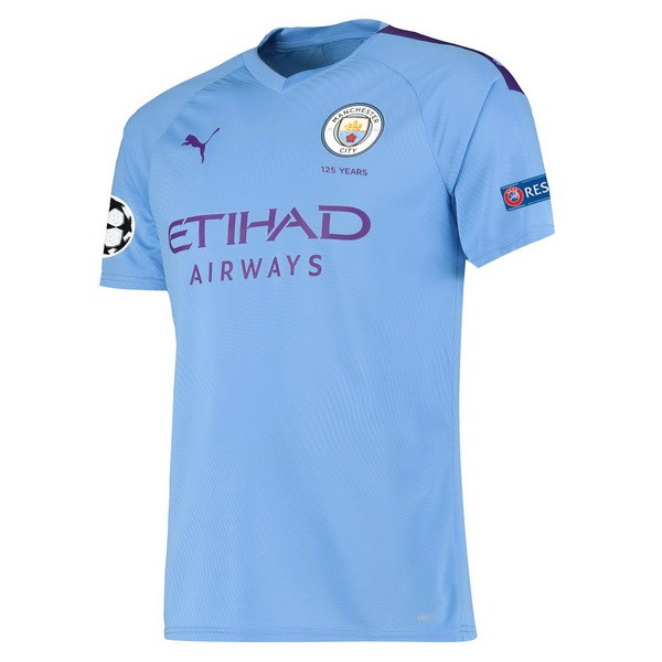 Tailandia Camiseta Manchester City Replica Primera Ropa 2019/20 Azul